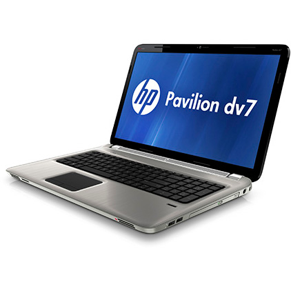 Ноутбук HP Pavilion dv7-6b00er QJ362EA AMD A4-3310MX/4Gb/500Gb/DVD/ATI HD 6750 1G/WiFi/BT/cam/17.3" HD+/Win7HP Metal steel gray