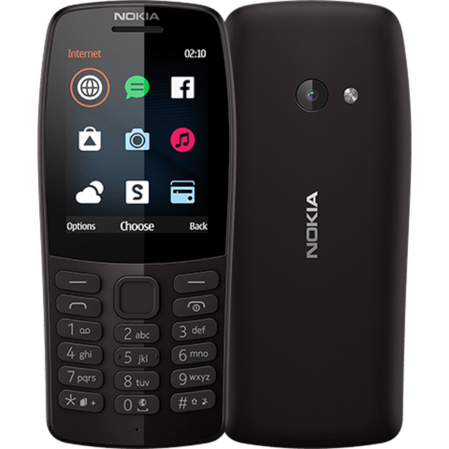 Мобильный телефон Nokia 210 Dual Sim (TA-1139) Black