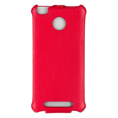 Чехол для Xiaomi Redmi 3s/3 Pro Gecko Flip case, красный