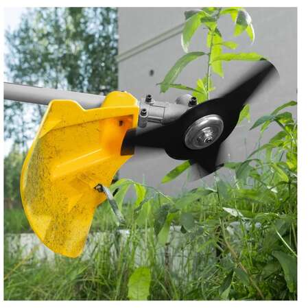 Электрический триммер Denzel TE-1200, 1200 Вт, 380 мм, катушка, диск, разборная штанга 96611