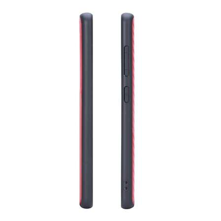 Чехол для Samsung Galaxy A41 SM-A415 G-Case Carbon красная