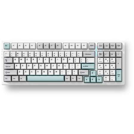 Клавиатура MCHOSE G98 Pro Wireless (Flame Orange Switch) RGB (русская раскладка) Gray and Blue