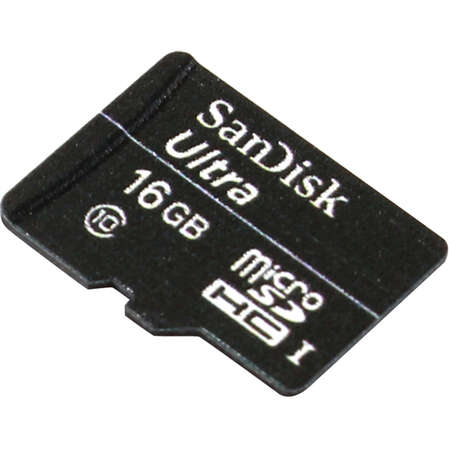 Micro SecureDigital 16Gb SanDisk Ultra microSDHC class 10 UHS-1 (SDSDQL-016G-R35)