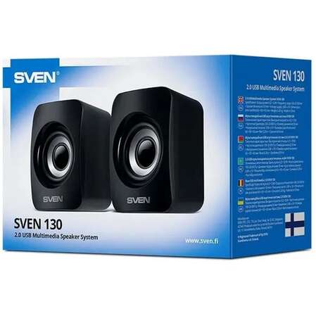 2.0 Колонки Sven 130 Black