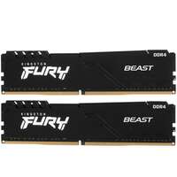Модуль памяти DIMM 16Gb 2х8Gb DDR4 PC25600 3200MHz Kingston Fury Beast Black (KF432C16BBK2/16WP)