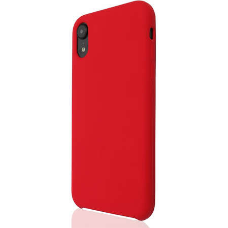 Чехол для Apple iPhone Xr Brosco Softrubber, накладка, красный