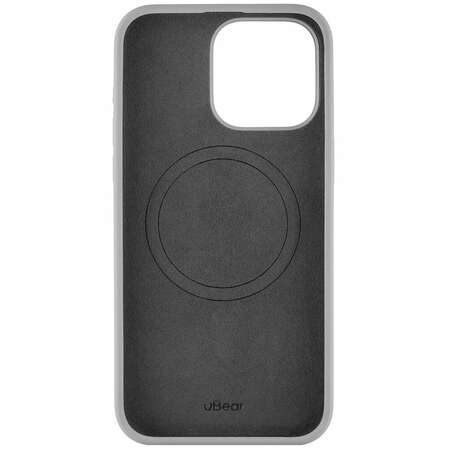 Чехол для Apple iPhone 15 Pro Max uBear Touch Mag Case Magsafe cерый