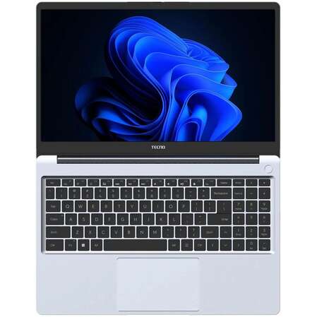 Ноутбук TECNO MegaBook K15SDA AMD Ryzen 5 7430U/16Gb/512Gb SSD/15.6" WUXGA/Win11 Silver