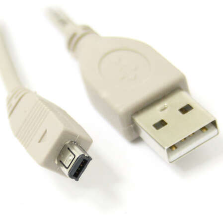 Кабель USB2.0 тип А(m)-miniB(8P) 1,8м.