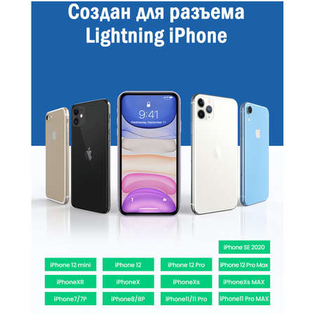 Адаптер Ugreen Lightning to Jack 3.5 для подключения наушников US211 (30756)