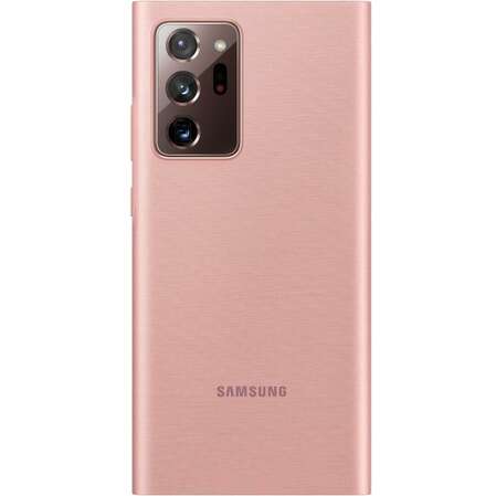 Чехол для Samsung Galaxy Note 20 Ultra SM-N985 Smart Clear View Cover бронзовый
