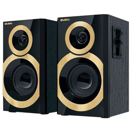 2.0 Колонки Sven SPS-619 2*10W Black\Gold