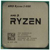 Процессор AMD Ryzen 3 4100, 3.8ГГц, (Turbo 4.0ГГц), 4-ядерный, L3 4МБ, Сокет AM4, OEM