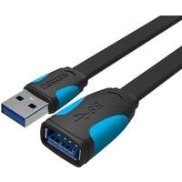 Кабель удлинитель USB3.0 АM/AF 0.5м Vention (VAS-A13-B050) плоский