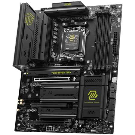 Материнская плата MSI MAG B850 Tomahawk WiFi Socket-AM5 AMD B850 4xDDR5, 6xSATA3, RAID, 4xM.2, 3xPCI-E16x, 3xUSB3.2, 3xUSB3.2 Type C, HDMI, WiFi, 5Glan, ATX Ret