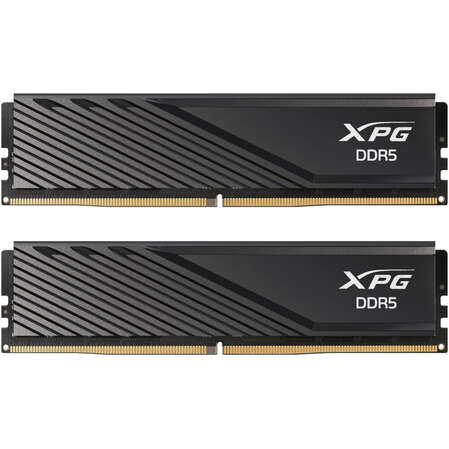 Модуль памяти DIMM 32Gb 2х16Gb DDR5 PC44800 5600MHz ADATA XPG Lancer Blade Black (AX5U5600C4616G-DTLABBK)