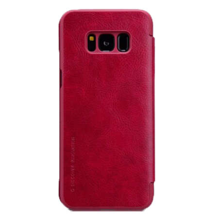 Чехол для Samsung Galaxy S8+ SM-G955 Nillkin Qin leather case красный  