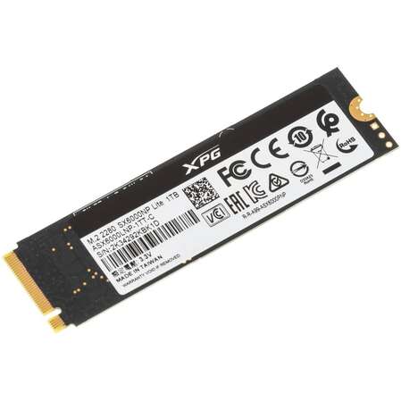 Внутренний SSD-накопитель 1000Gb A-Data XPG SX6000 Lite ASX6000LNP-1TT-C M.2 2280 PCIe NVMe 3.0 x4