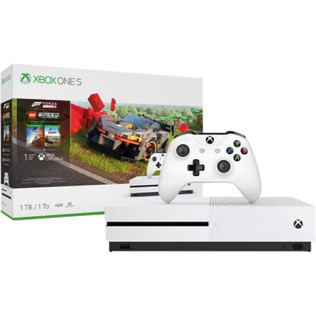 Игровая приставка Microsoft Xbox One S 1Tb + Forza Horizon 4 + Lego DLC