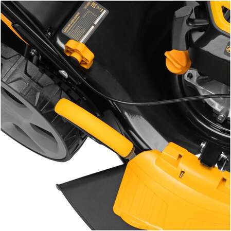 Бензиновая газонокосилка Denzel GLT-460SP-T, Trike 149 см3, 46 см, привод, панель, 60л 58810