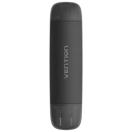 Card Reader Vention CLKB0 USB 3.0 A+C SD+TF Черный