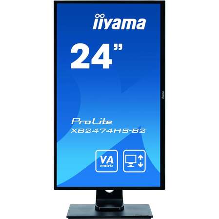 Монитор 24" Iiyama ProLite XB2474HS-B2 VA 1920x1080 4ms HDMI, DisplayPort, VGA