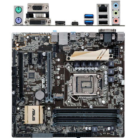 Материнская плата ASUS H170M-Plus H170 Socket-1151 4xDDR4, 6xSATA3, RAID, 2xPCI-E16x, M.2x1, 6xUSB3.0, 1xUSB3.1, Glan, mATX