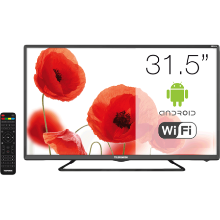Телевизор 32" Telefunken TF-LED32S52T2S (HD 1366x768, Smart TV) белый