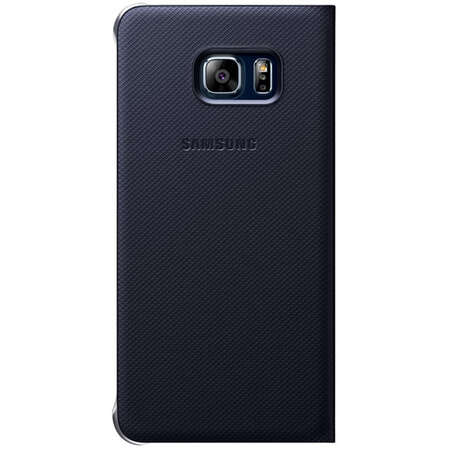 Чехол для Samsung G928 Galaxy S6 Edge Plus S View PU черный