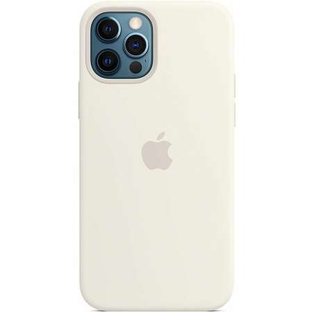 Чехол для Apple iPhone 12\12 Pro Silicone Case with MagSafe White