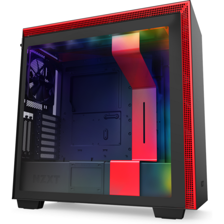 Корпус ATX Miditower NZXT H710i CA-H710I-BR Black/Red