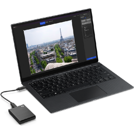Внешний SSD-накопитель 2.5" 2Tb Seagate One Touch STKG2000400 (SSD) Type-C Черный