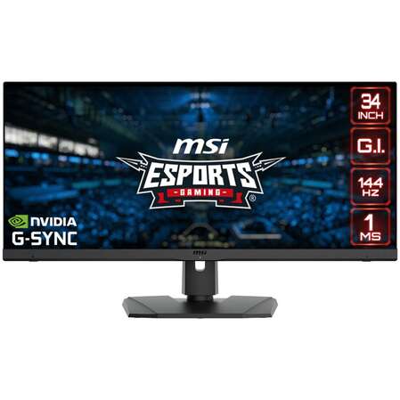 Монитор 34" MSI Optix MPG341QR IPS 3440x1440 1ms HDMI, DisplayPort