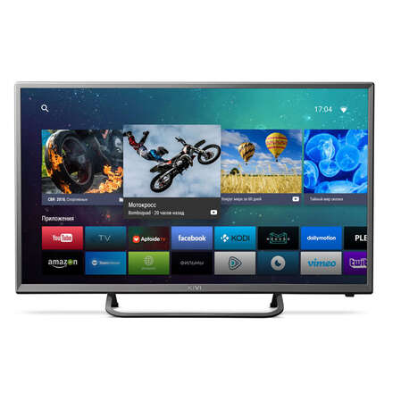 Телевизор 32" Kivi 32FR50BR (Full HD 1920x1080, Smart TV) серый