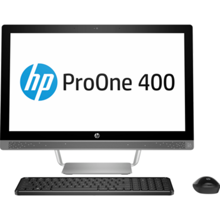 Моноблок HP ProOne 400 G3 24" FullHD Core i3 7100T/4Gb/1Tb/DVD/Kb+m/Win10 Silver