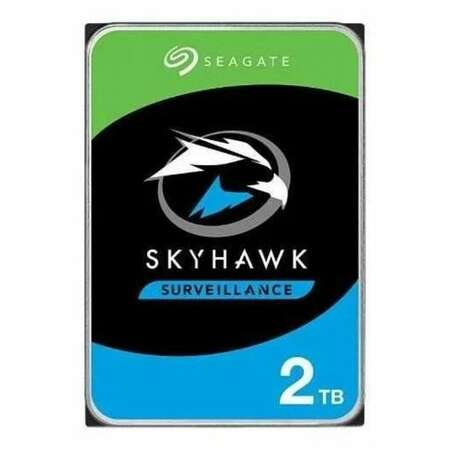 Внутренний жесткий диск 3,5" 2Tb Seagate (ST2000VX015) 256Mb 5900rpm SATA3 SkyHawk