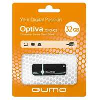 USB Flash накопитель 32Gb Qumo Optiva 02 Black (QM32GUD-OP2-black)