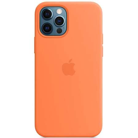 Чехол для Apple iPhone 12\12 Pro Silicone Case with MagSafe Kumquat