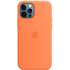 Чехол для Apple iPhone 12\12 Pro Silicone Case with MagSafe Kumquat