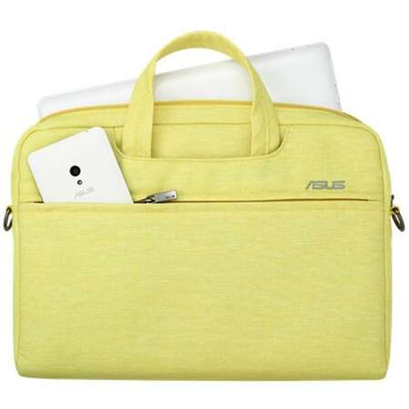 12" Сумка для ноутбука Asus EOSSHOULDERBAG желтый полиэстер