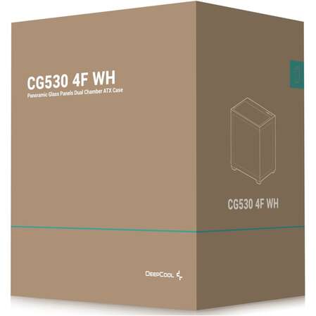 Корпус ATX Miditower Deepcool CG530 4F WH White