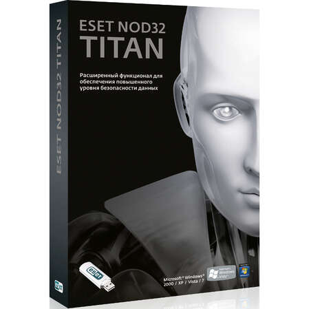 Антивирус Eset Nod32 Titan (для 3 ПК на 1 год)