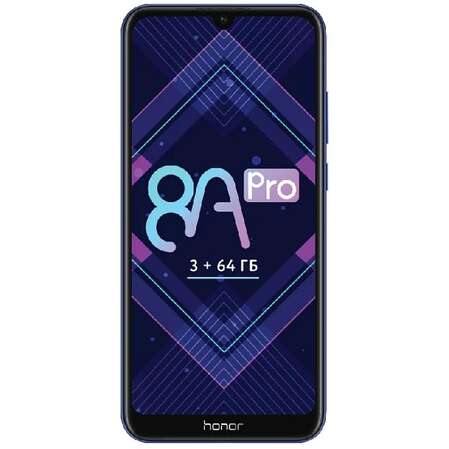 Смартфон Honor 8A Pro Blue