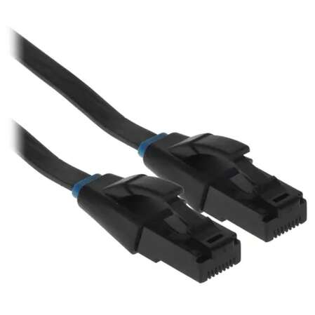 Патч-корд UTP 8м Vention (IBJBK) категория 6 черный плоский