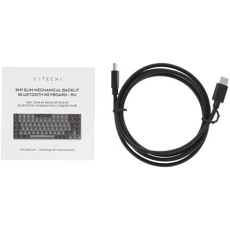 Клавиатура Satechi SM1 Slim Bluetooth ST-KSM1DK-RU Dark Grey