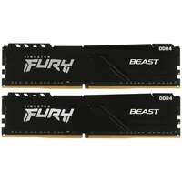 Модуль памяти DIMM 32Gb 2х16Gb DDR4 PC25600 3200MHz Kingston Fury Beast Black (KF432C16BB1K2/32WP)
