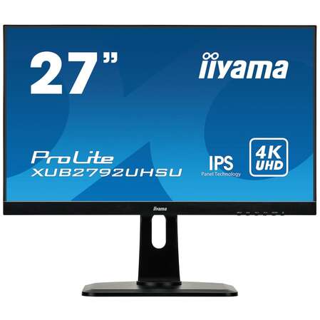 Монитор 27" Iiyama ProLite XUB2792UHSU-B6 IPS 3840x2160 4ms, HDMI, DisplayPort, USB Type-C