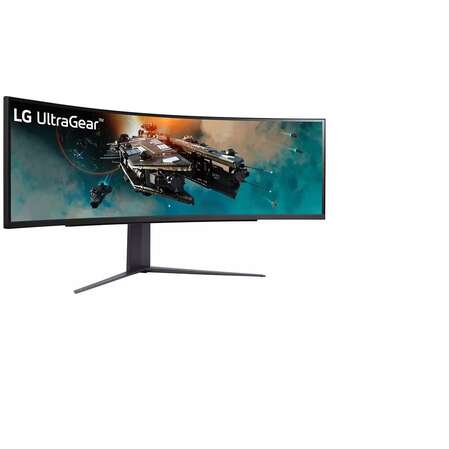 Монитор 49" LG UltraGear 49GR85DC-B VA 5120х1440 1 ms HDMI, DisplayPort