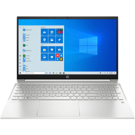 Ноутбук HP Pavilion 15-eh1015ur AMD Ryzen 5 5500U/8Gb/512Gb SSD/15.6" FullHD/Win10 White