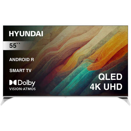 Телевизор 55" Hyundai H-LED55QBU7500 (4K UHD 3840x2160, Smart TV) черный